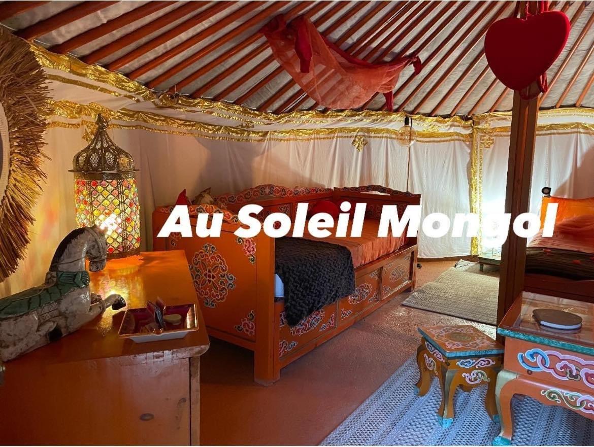 Au Soleil Mongol Acomodação com café da manhã Sorède Exterior foto
